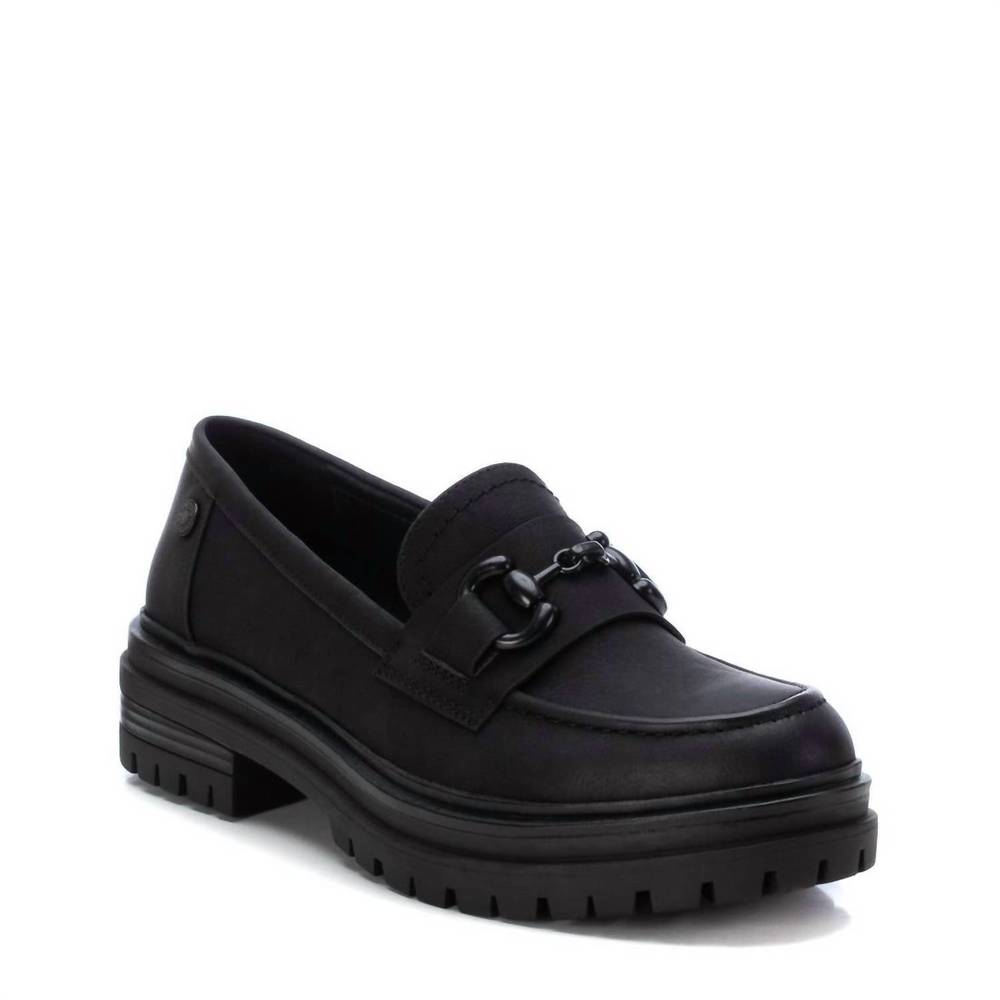 NEW XTI women's moccasins in black